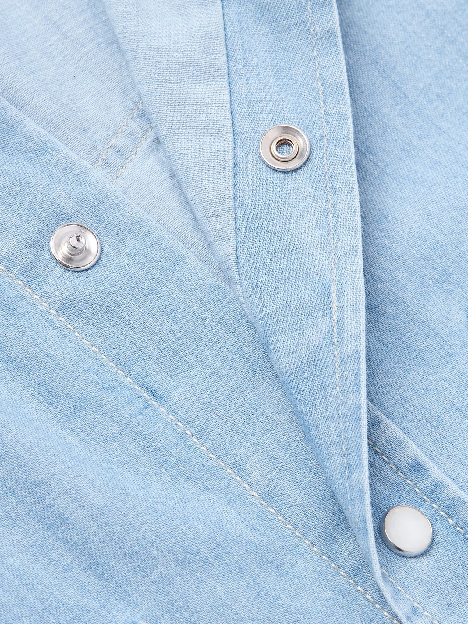 Denim Shirt Blue - 5