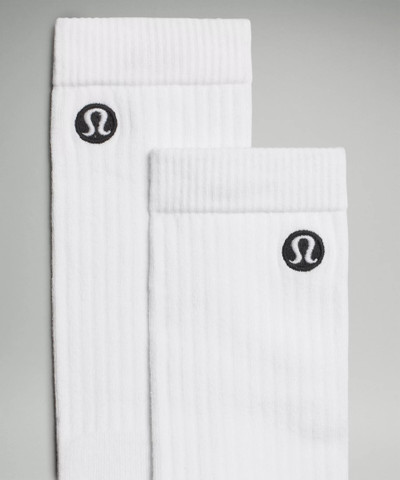 lululemon Men's Daily Stride Ribbed Comfort Crew Socks *3 Pack outlook