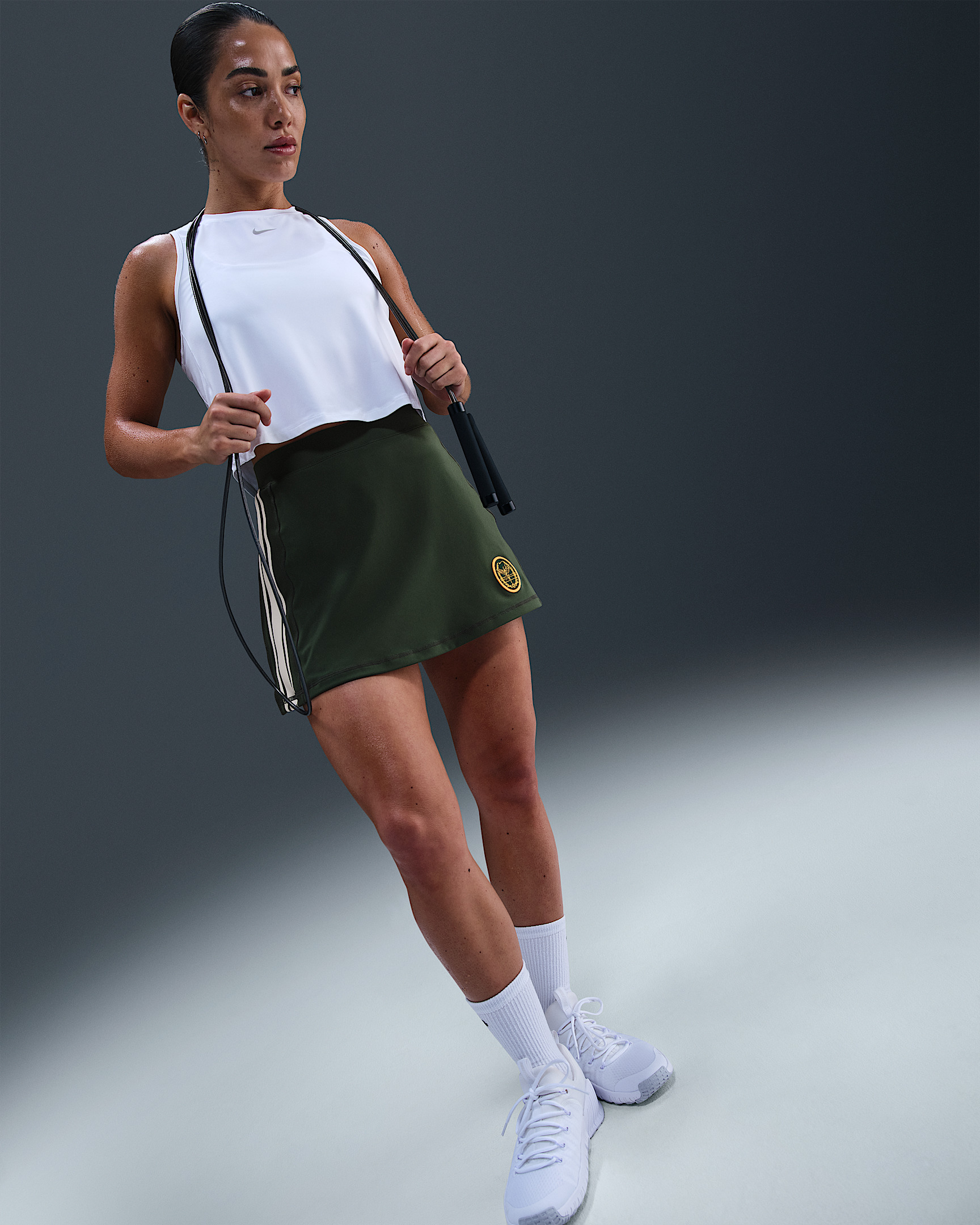 Nike Women's High-Waisted 3" Skort - 5
