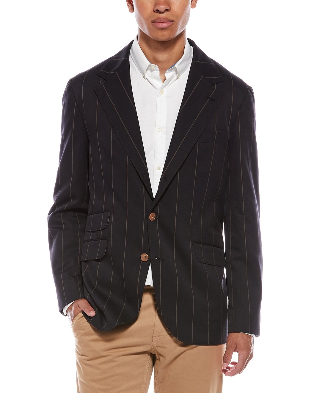 Brunello Cucinelli Wool-Blend Blazer - 3