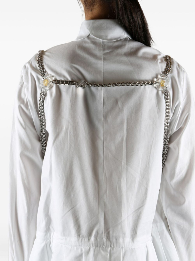 flower-embellished chain top 4