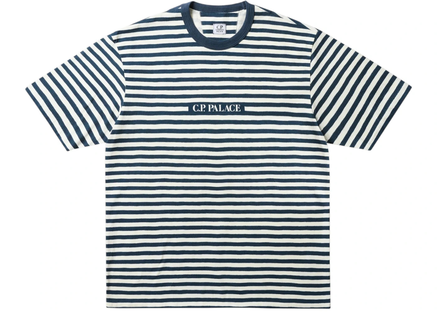 Palace x C.P. Company Jersey Printed T-Shirt Navy - 1