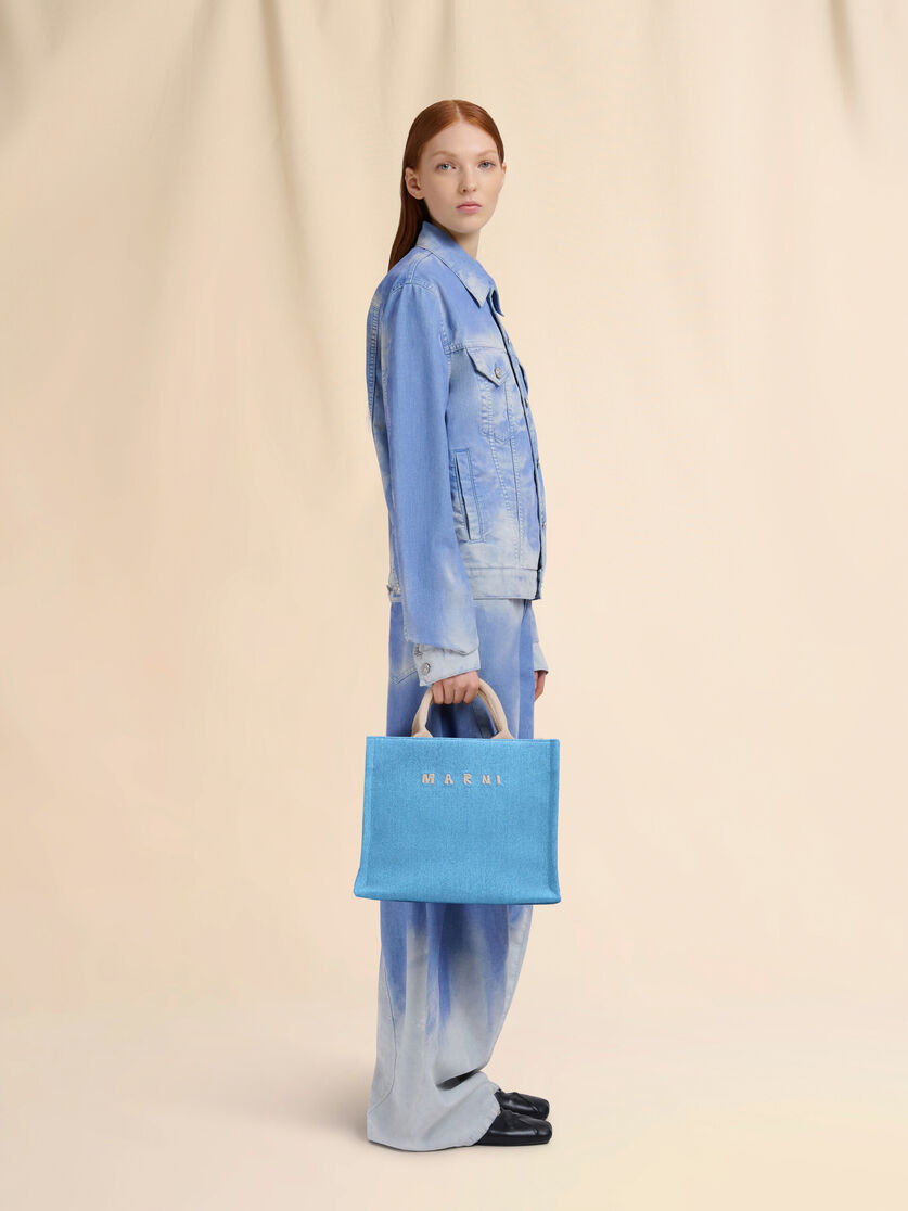 DENIM TOTE SMALL BAG - 2
