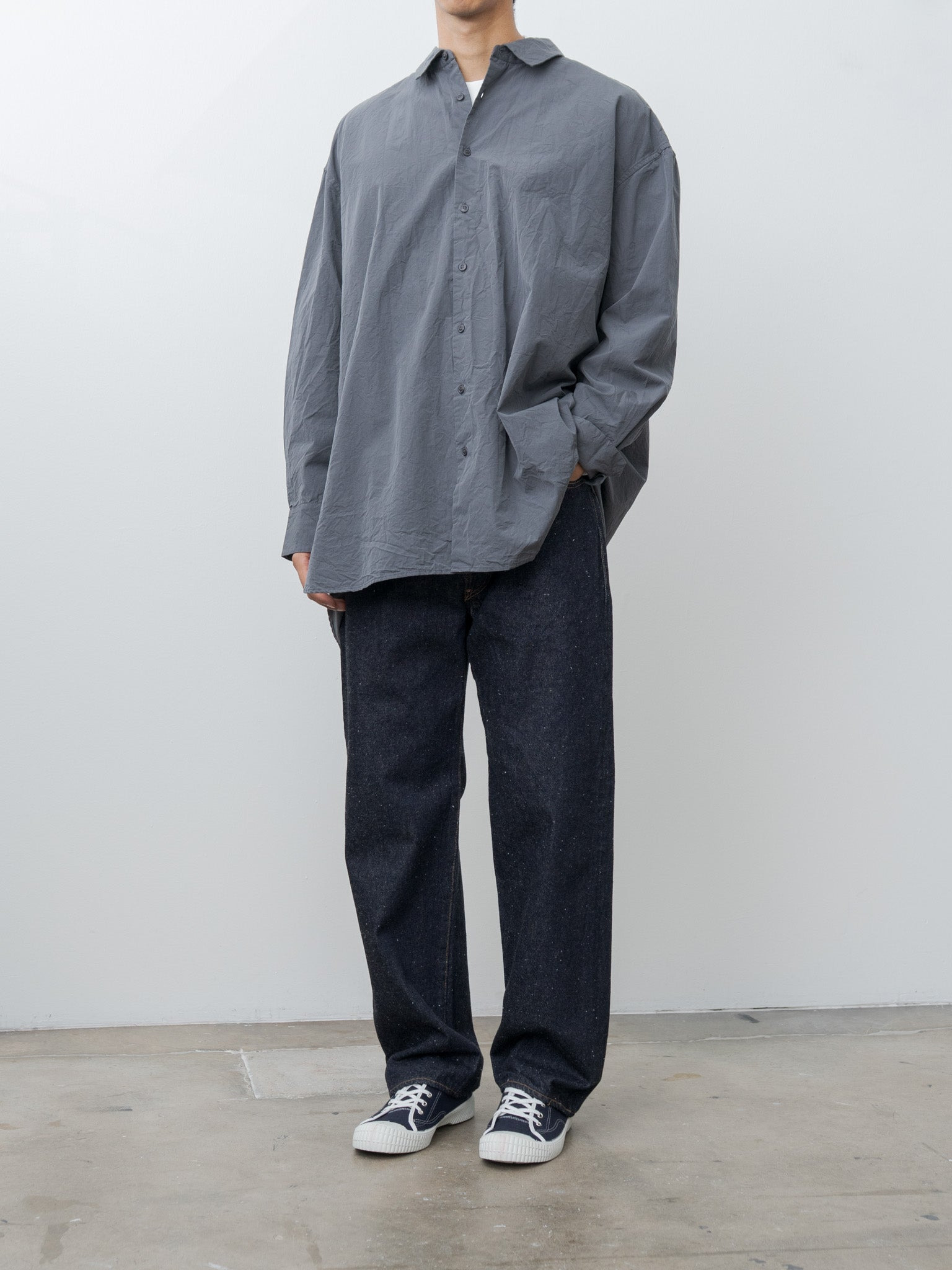 Hamnet Shirt PAPER COT - Blu Skull - 3