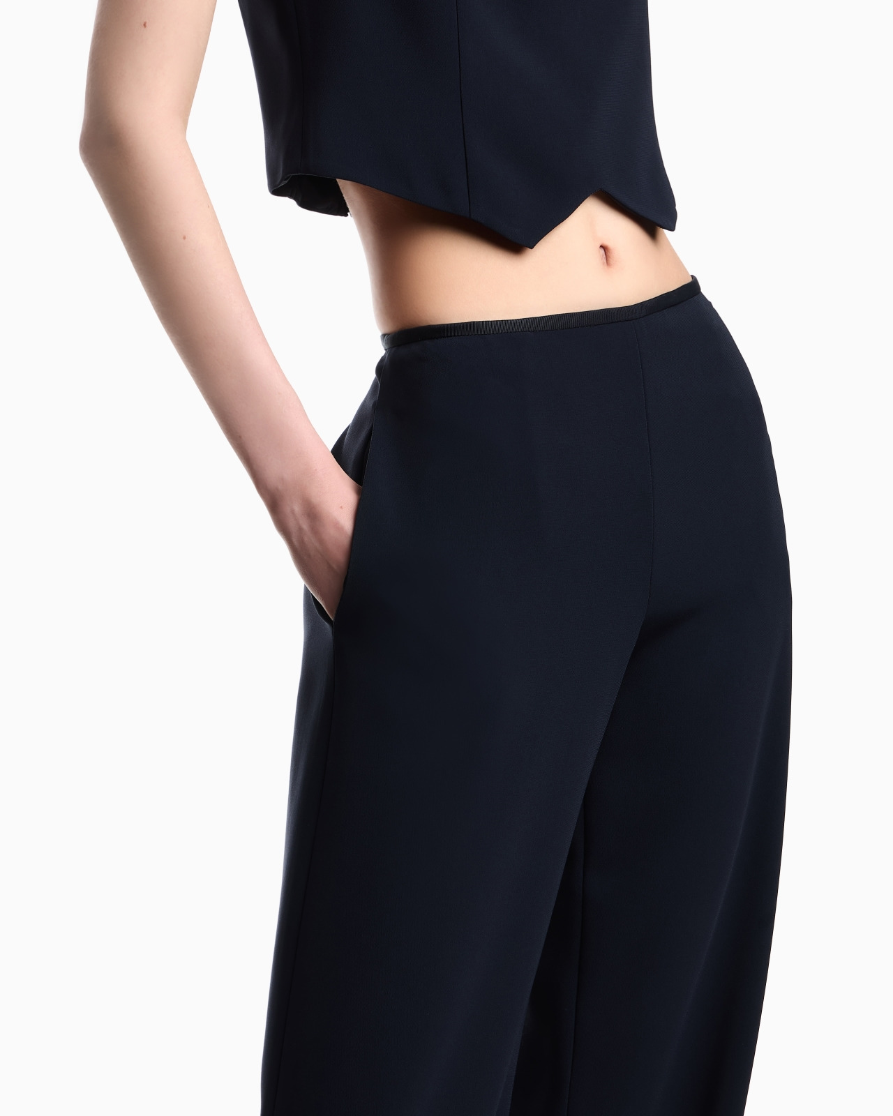 ICON TRIACETATE PALAZZO TROUSERS - 5