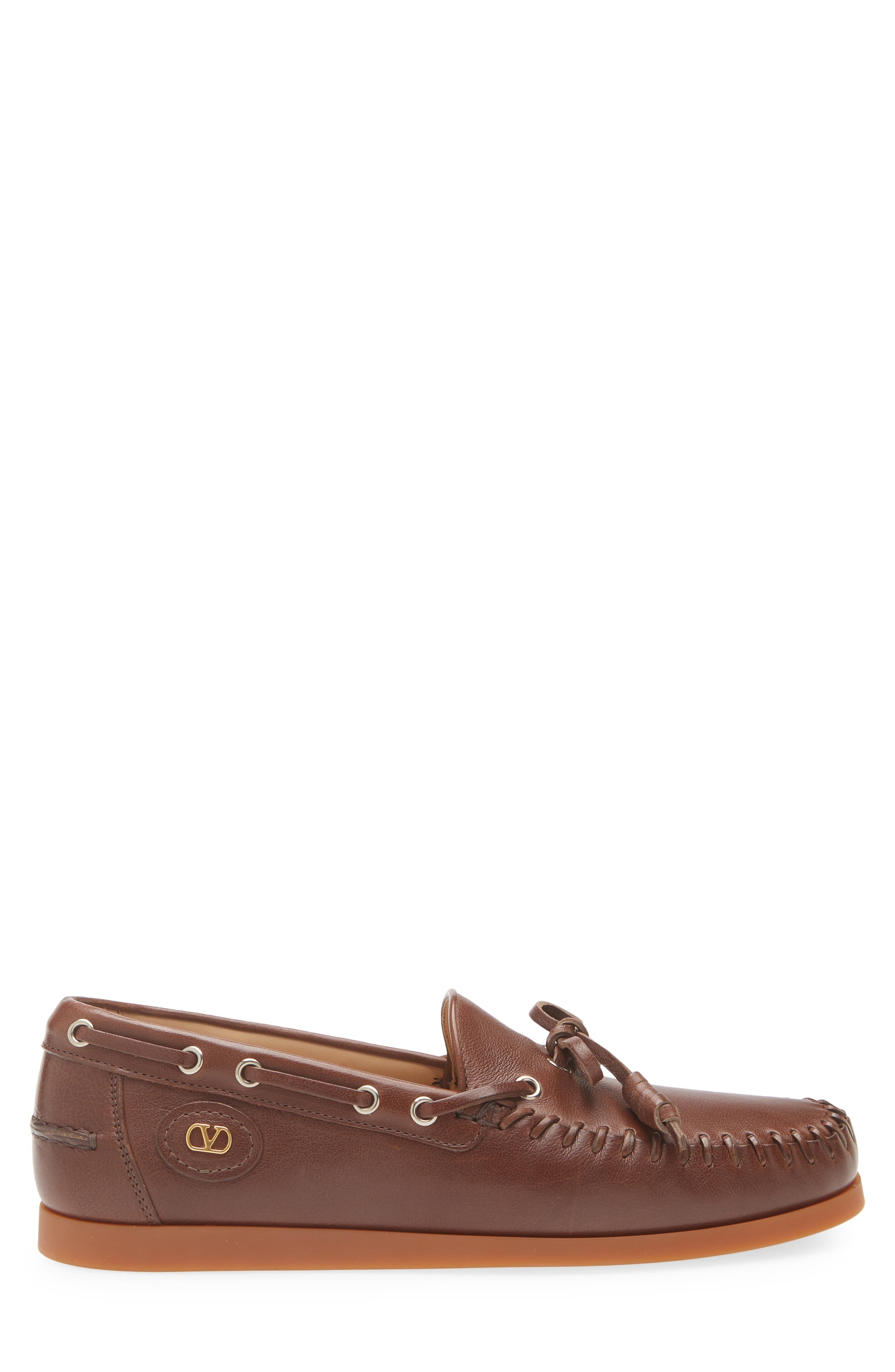 Valentino Garavani Boat Shoe in Brown at Nordstrom - 3