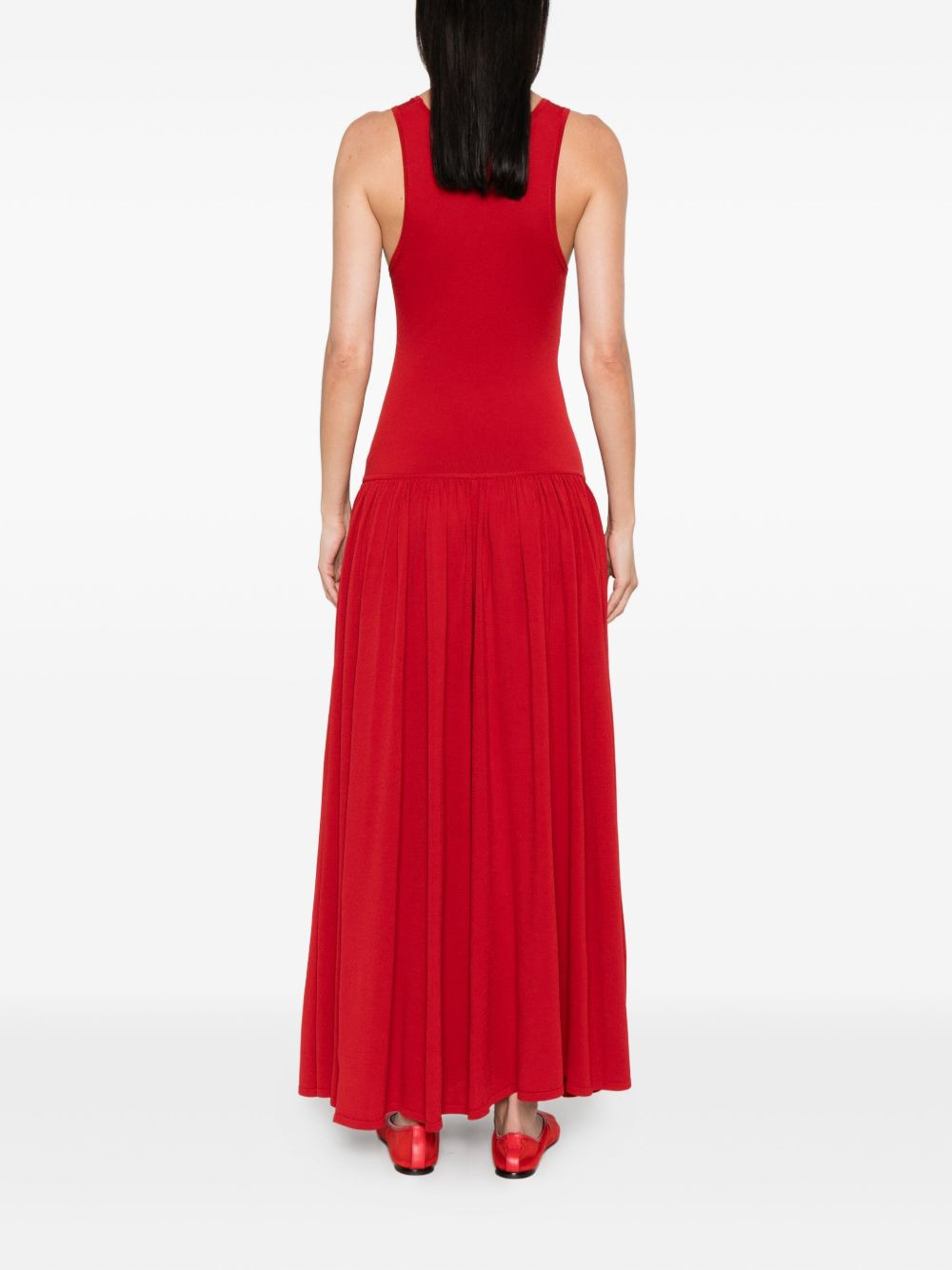 sleeveless maxi dress - 4