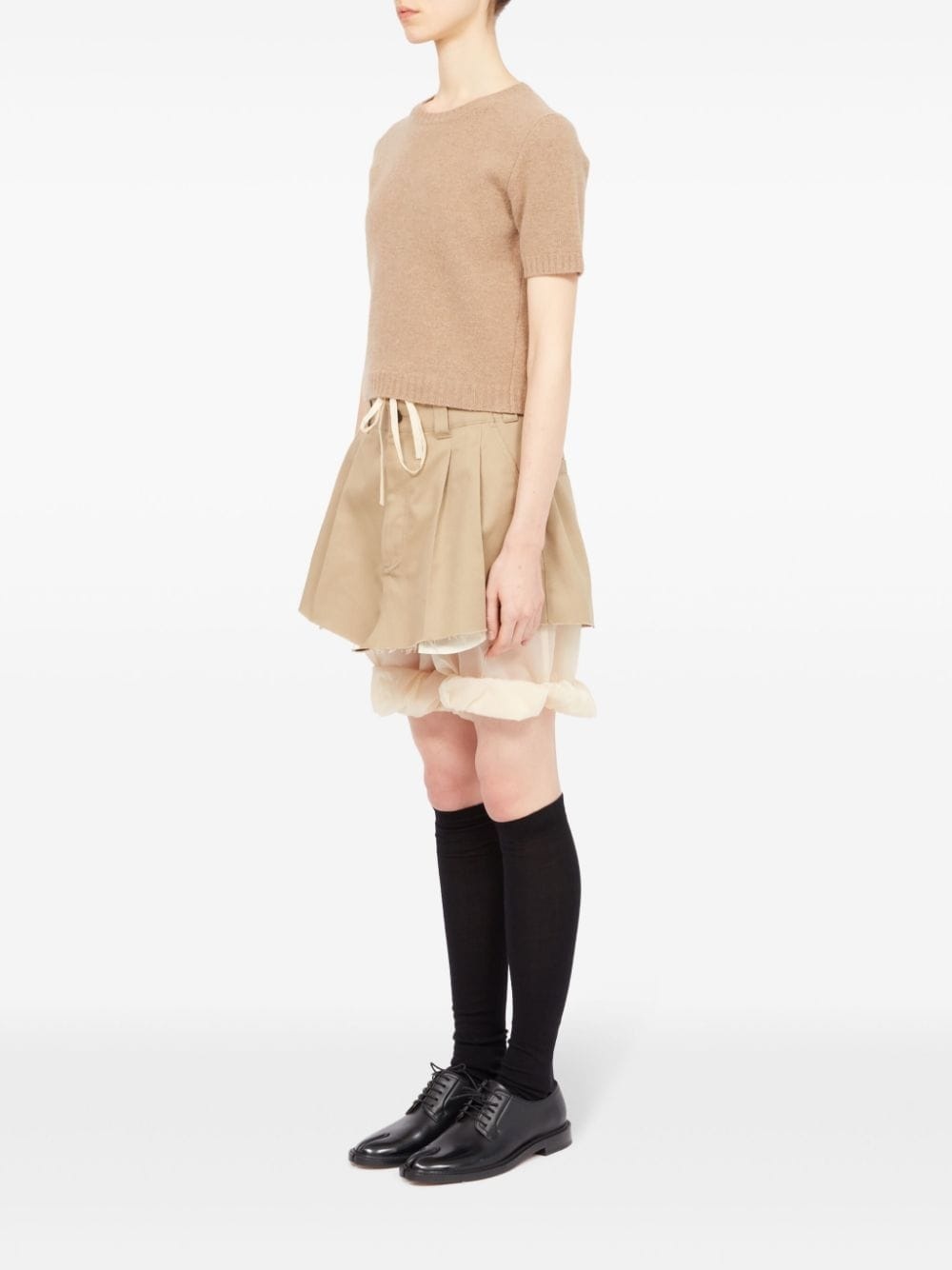 cropped wool jumper - 6