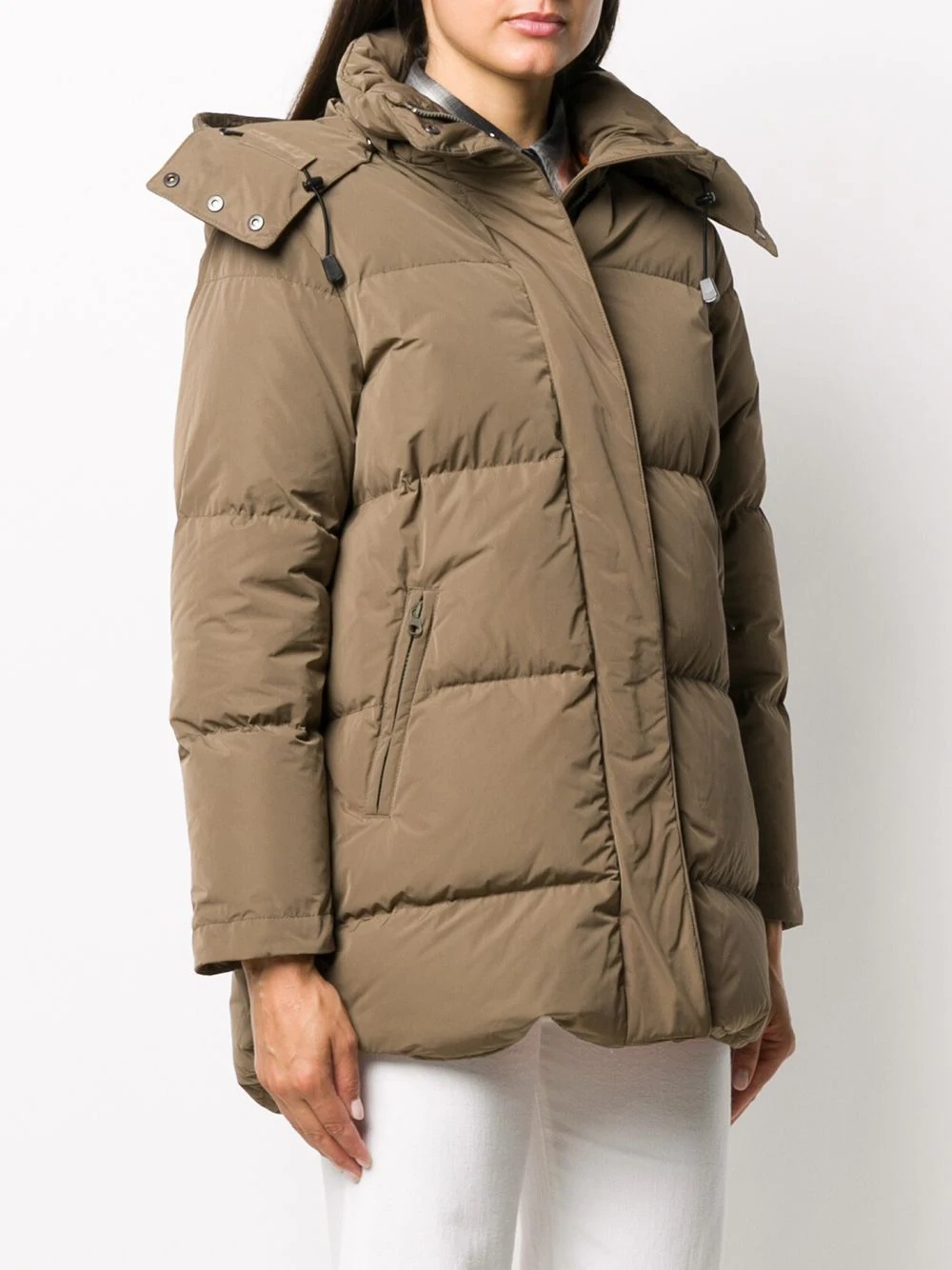 hooded down puffer coat - 3