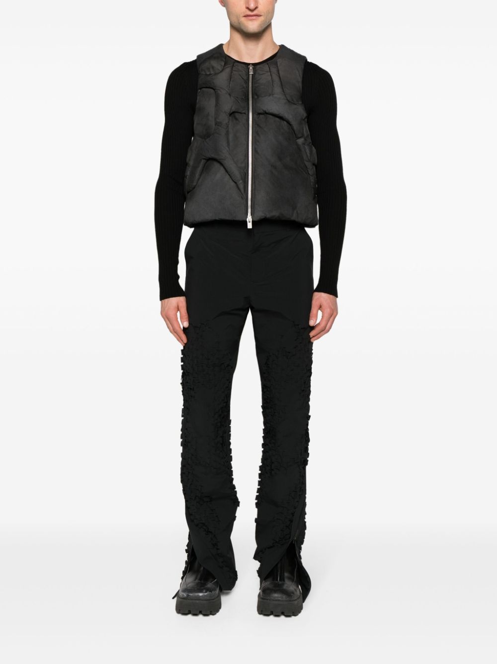 Diffusion panelled down gilet - 2