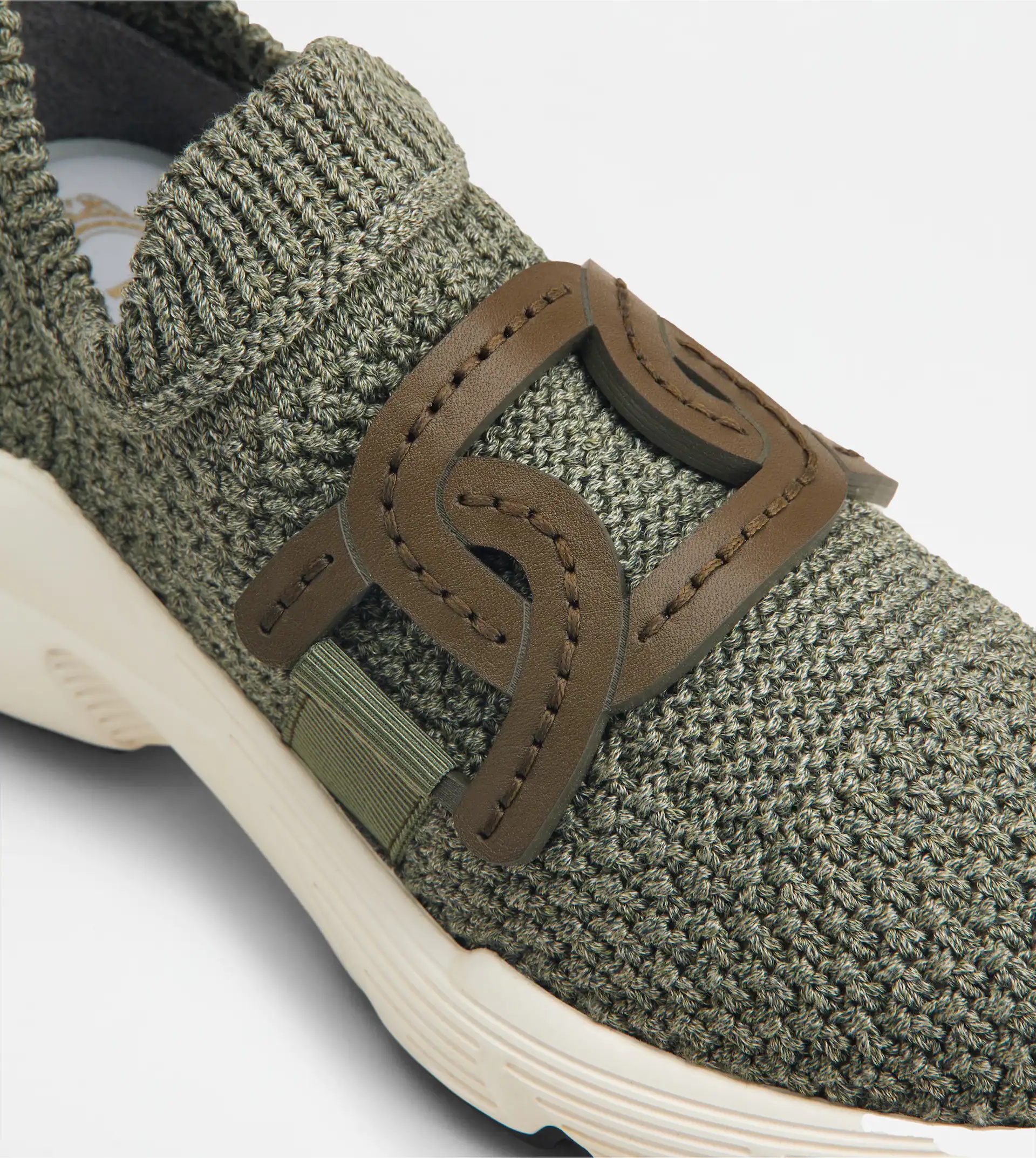 SLIP-ON SNEAKERS IN FABRIC - GREEN - 6