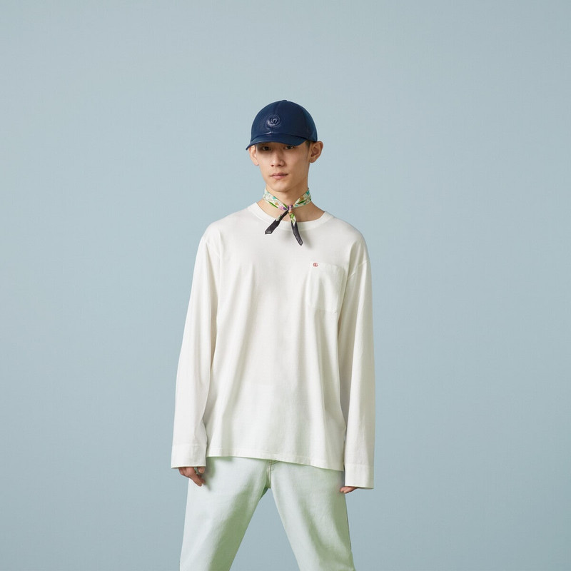 Cotton jersey T-shirt with Double G 5