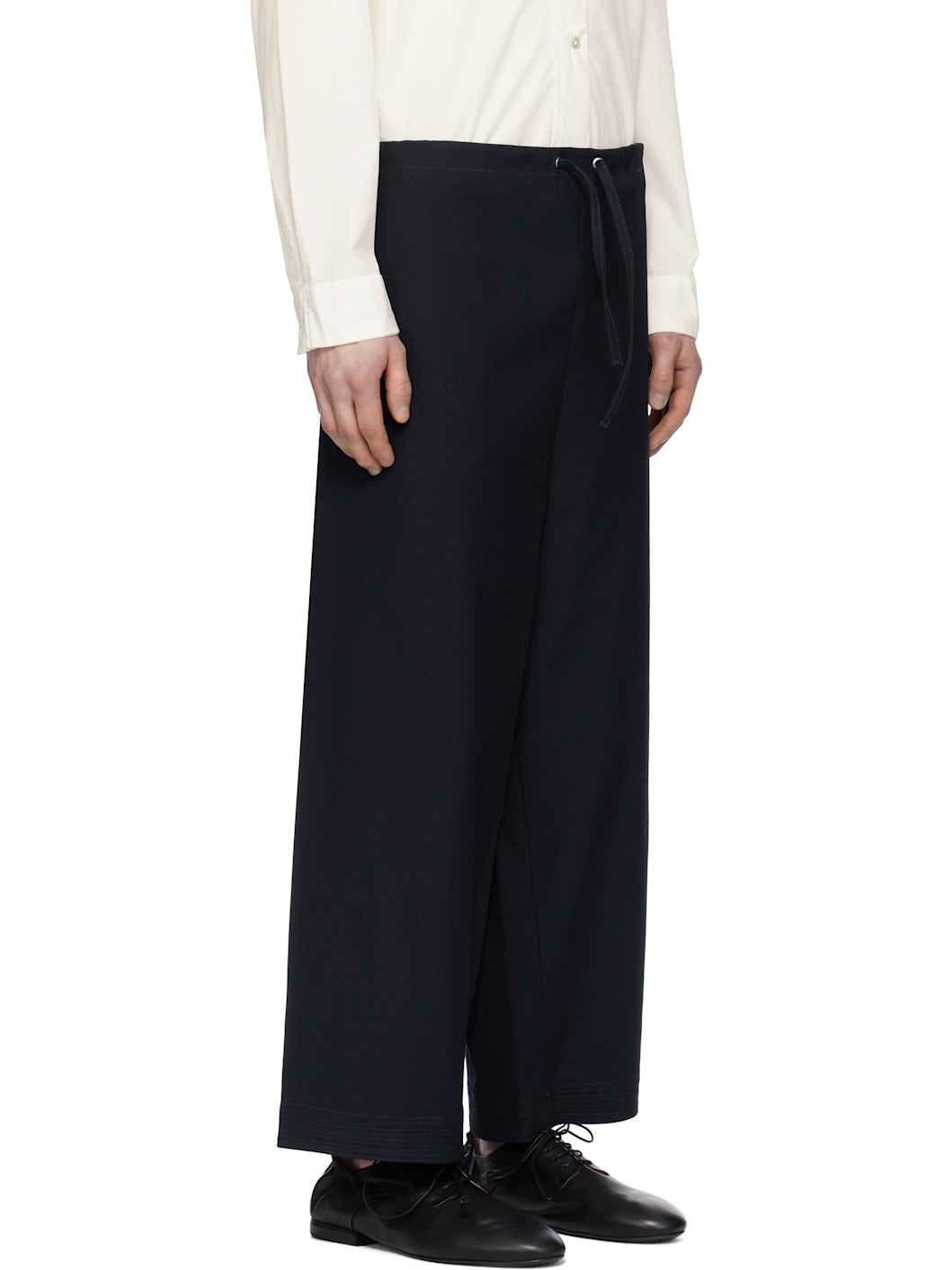 Navy Karate Trousers - 2
