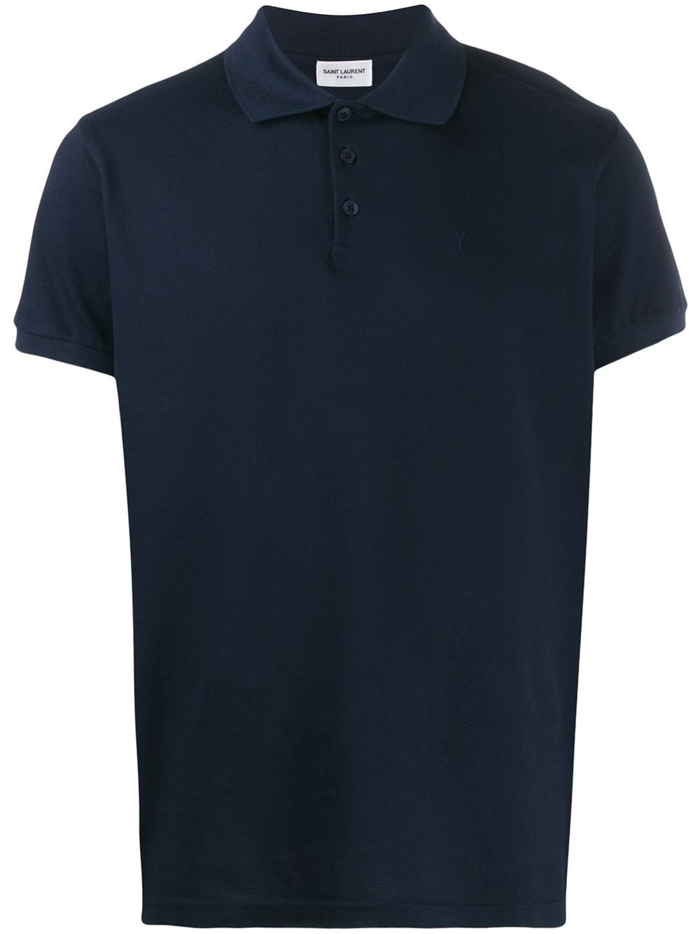 embroidered Monogram polo shirt - 1