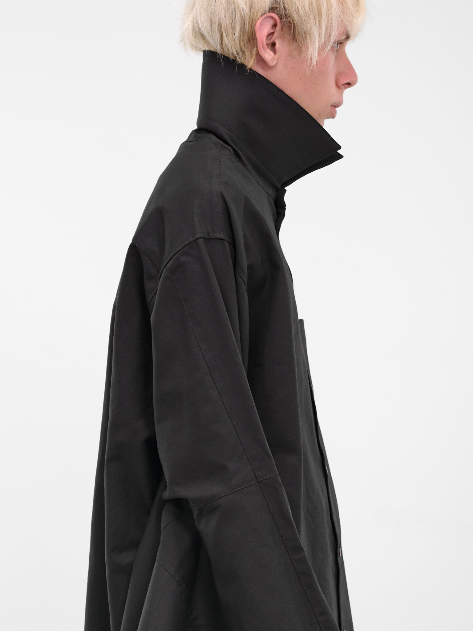 Black Wing Button-Up Shirt - 4