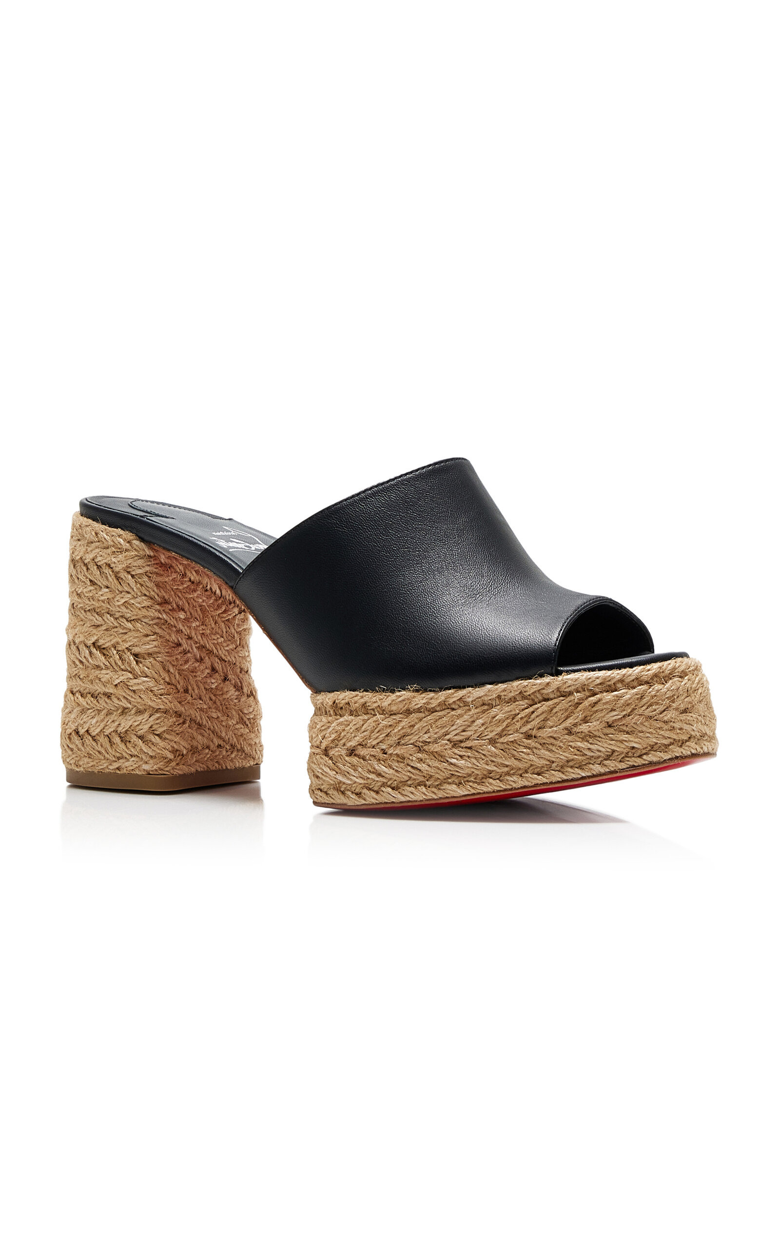 Calakala 85mm Leather Platform Mules black - 4