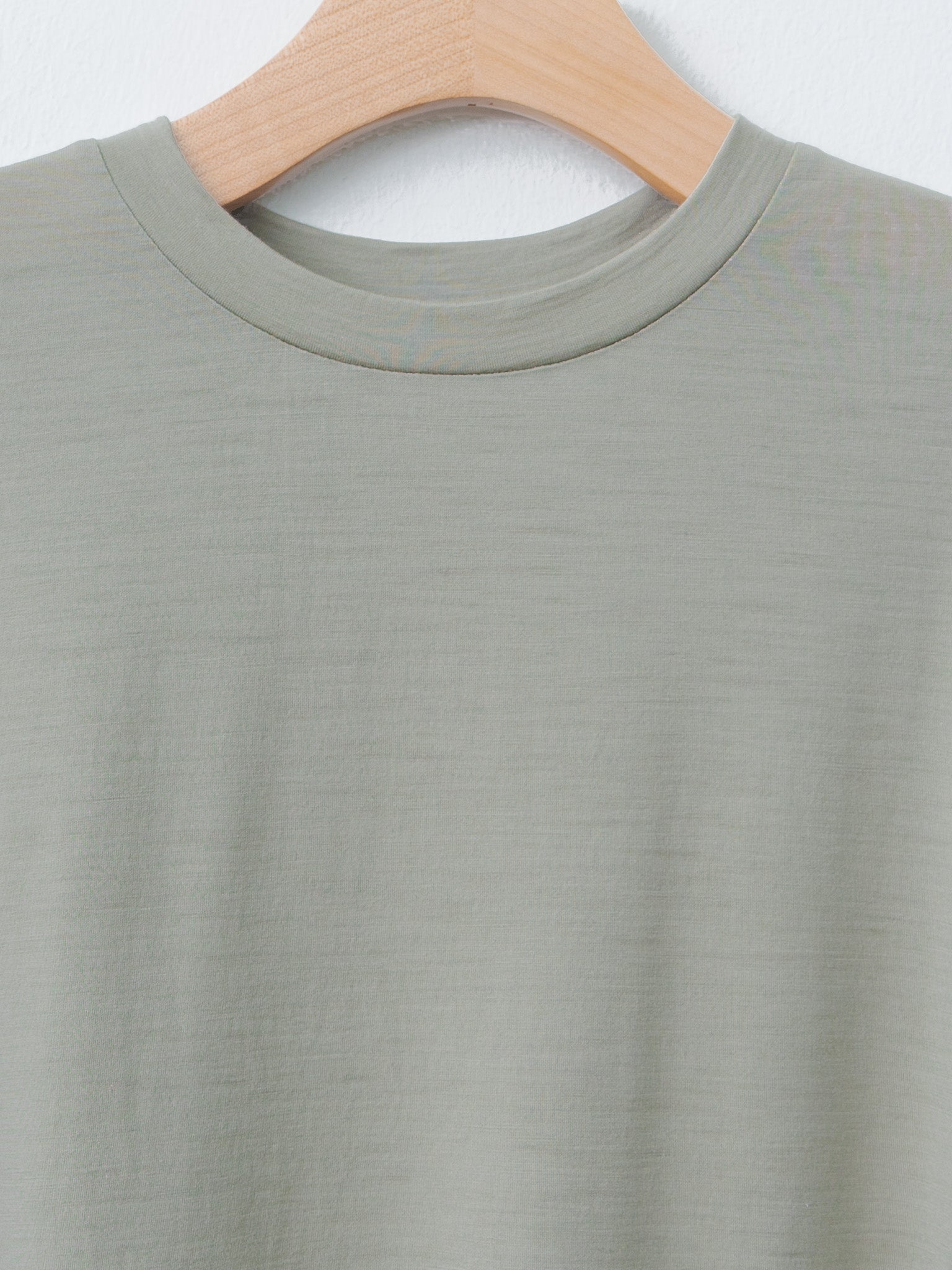 Super Soft Merino Tenjiku Half Sleeve Tee - Misty Green - 5