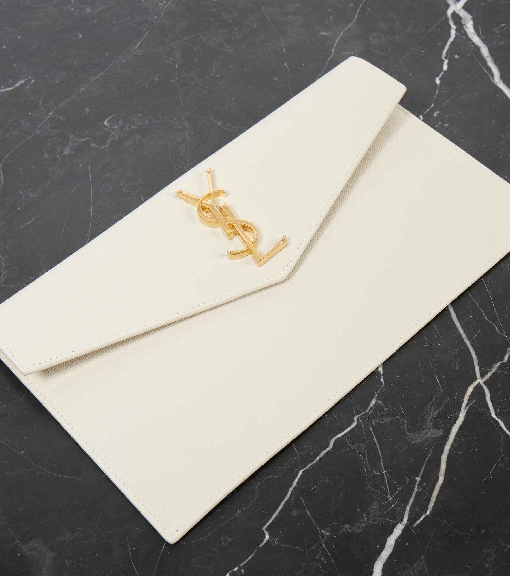 Uptown leather clutch - 6