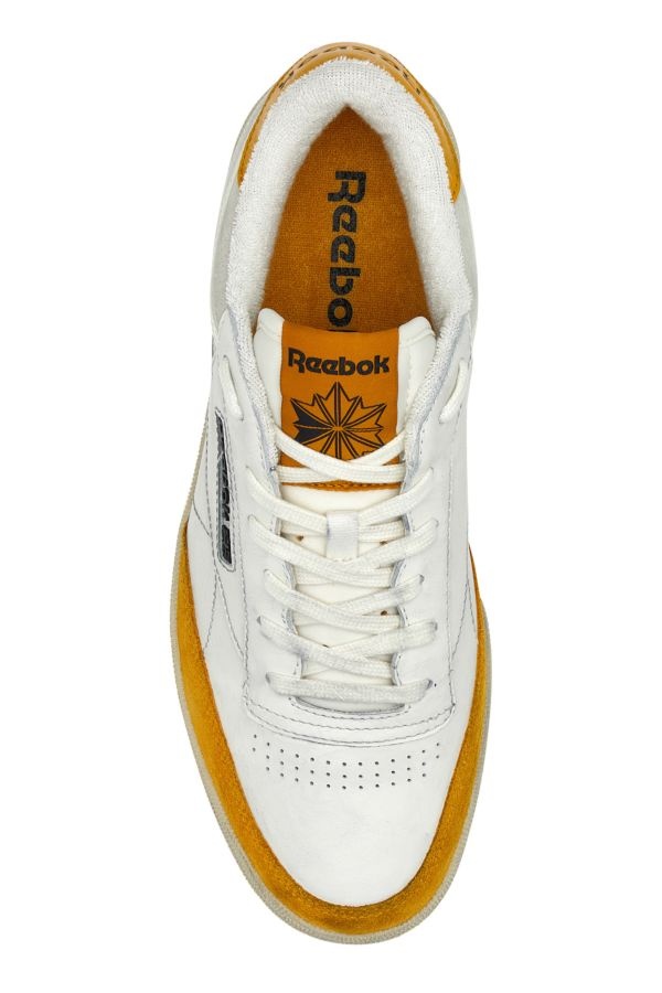 Two-tone leather and suede Club C sneakers - 4