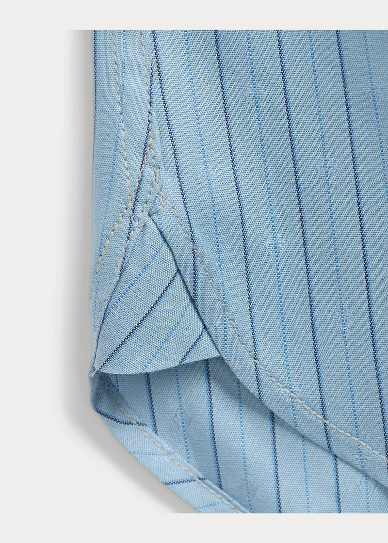 Slim Fit Striped Dobby Shirt 7