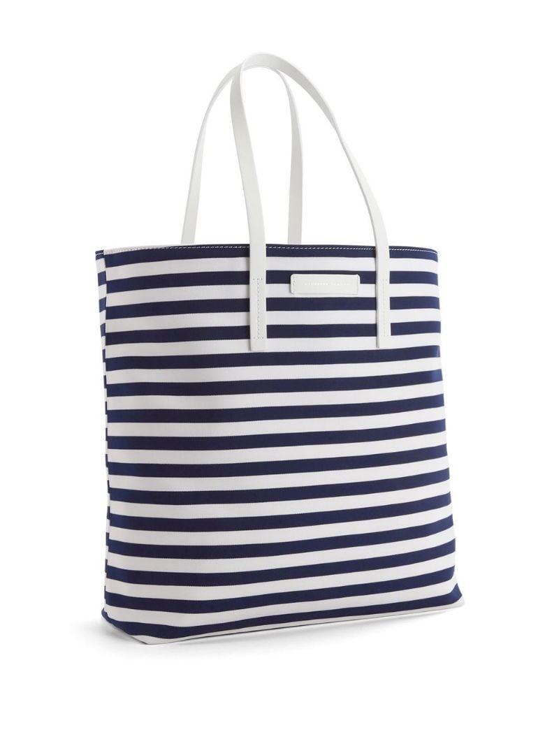 striped tote bag - 3