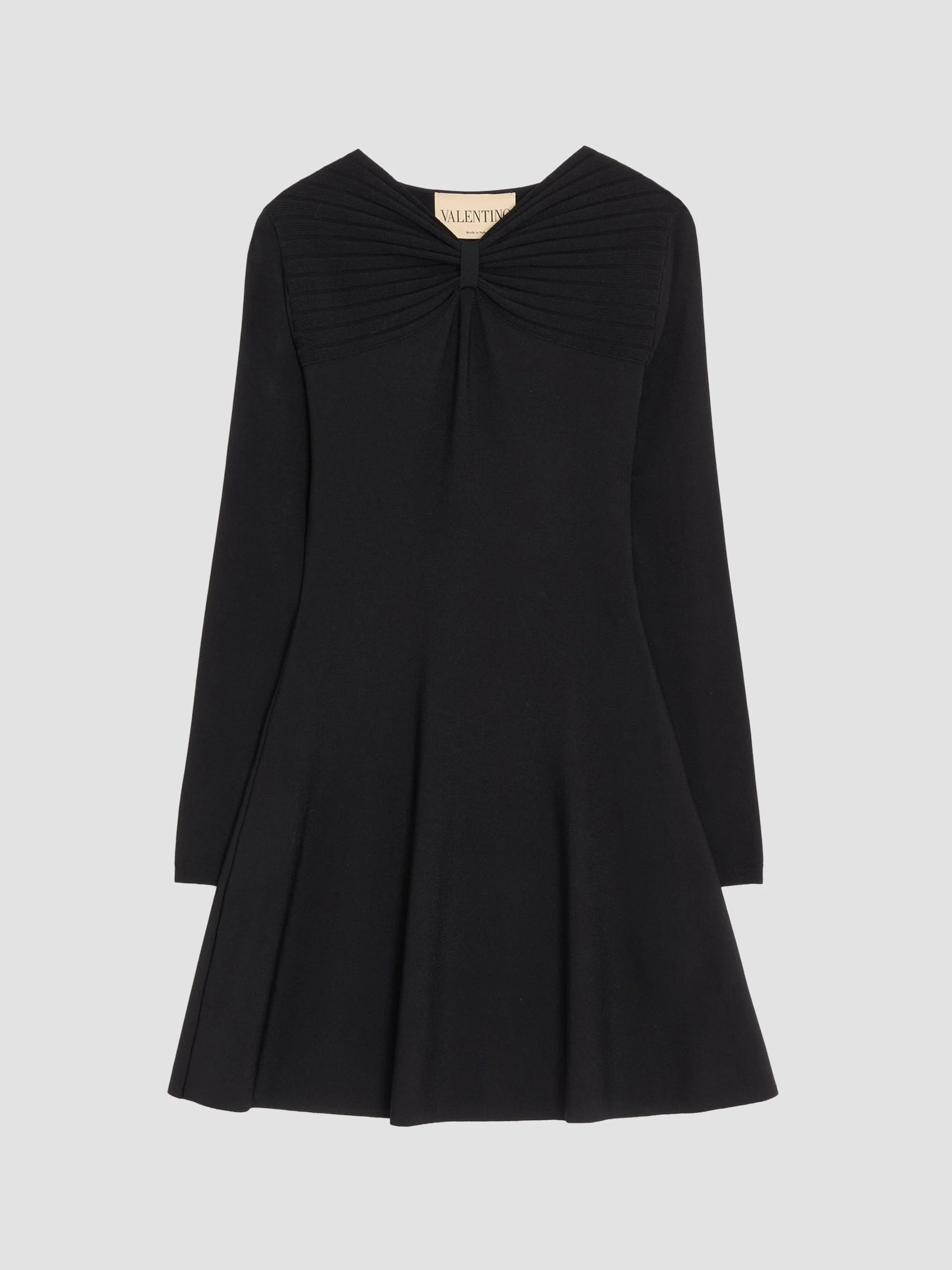 Women's Stretch Viscose Dress - Black - 1