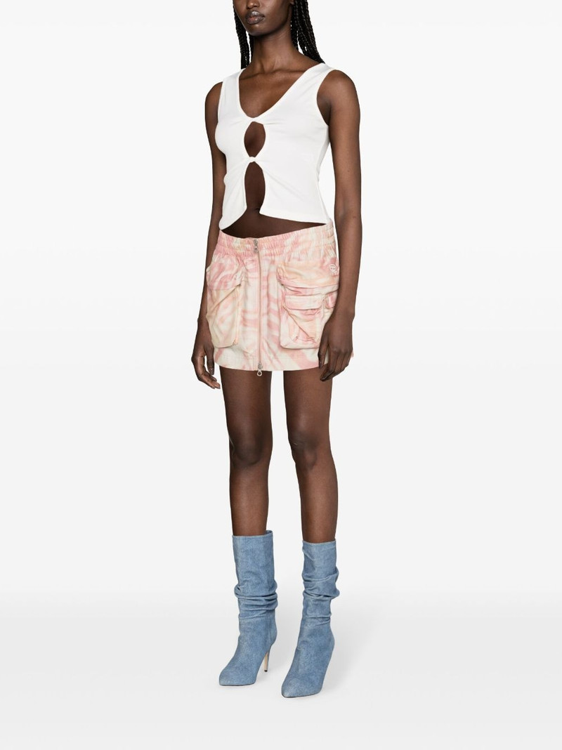 O-Mirty cargo miniskirt 3