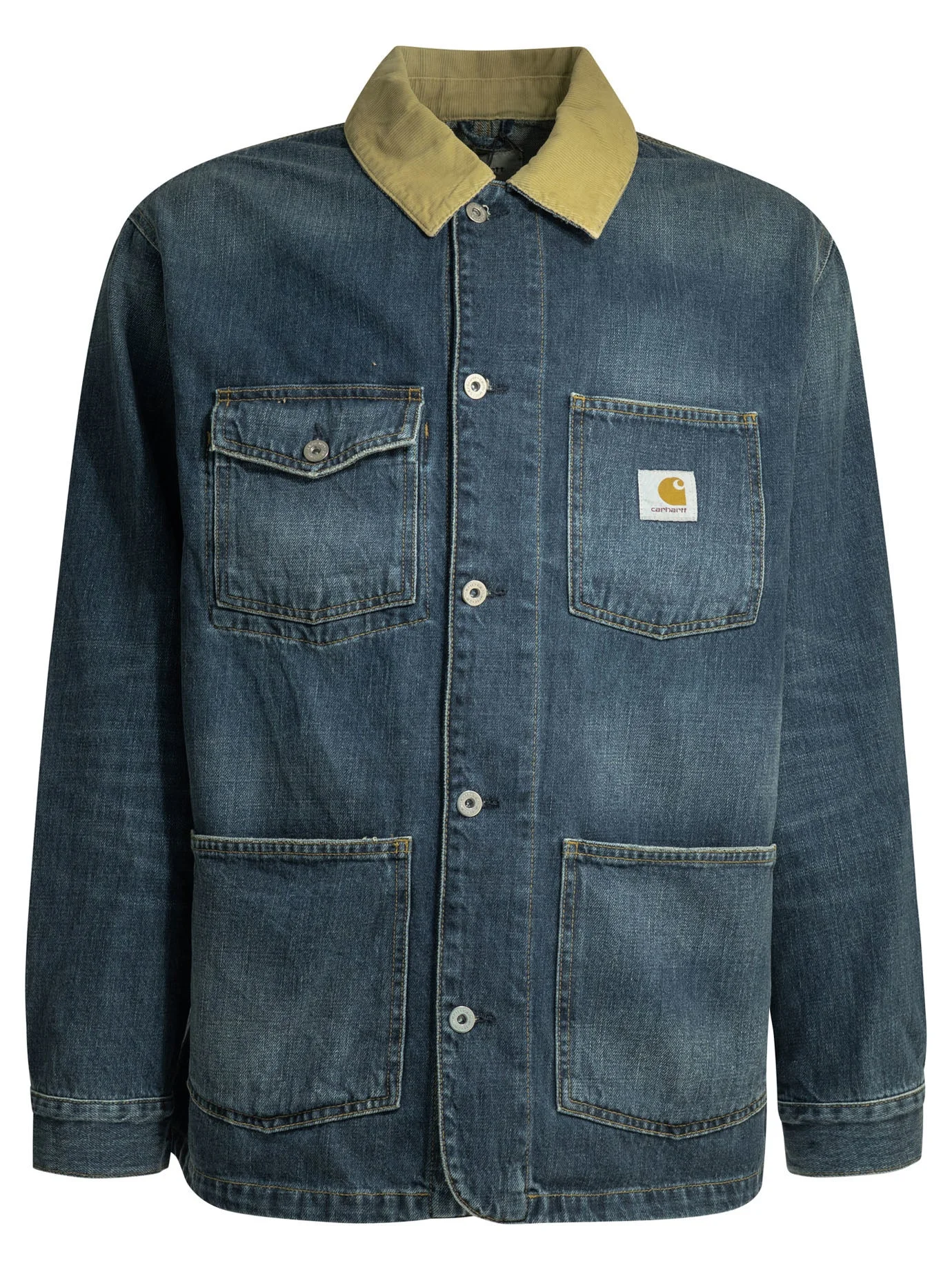 Carhartt WIP Warren Chore Denim Jacket Blue - 1