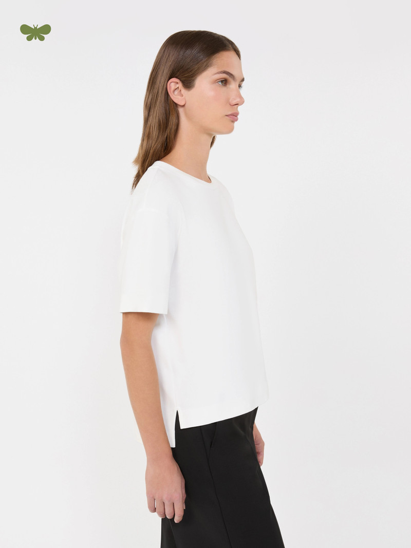 MULTID Cotton jersey T-shirt - WHITE 5
