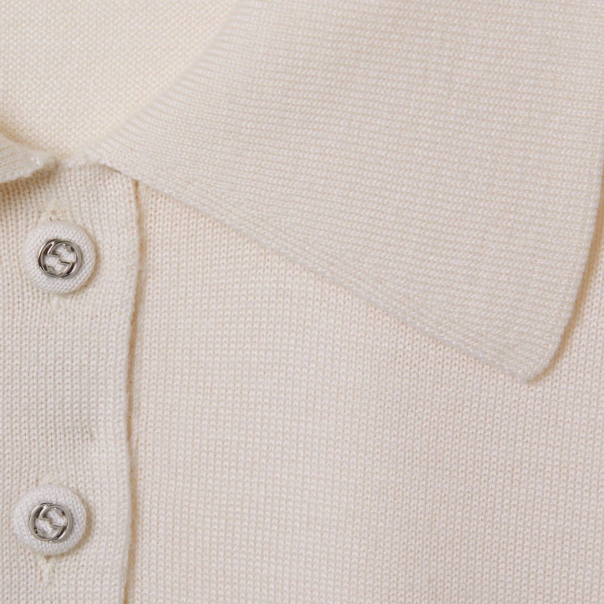 Wool silk polo top - 7
