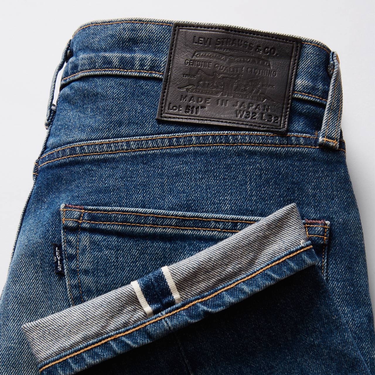 MADE IN JAPAN 511™ SLIM FIT SELVEDGE MEN'S JEANS - 8