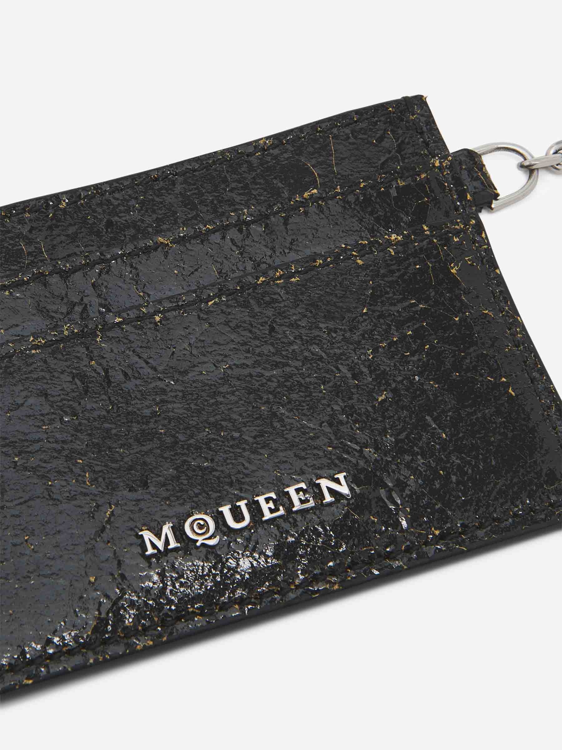 LEATHER CHAIN CARD HOLDER - 2