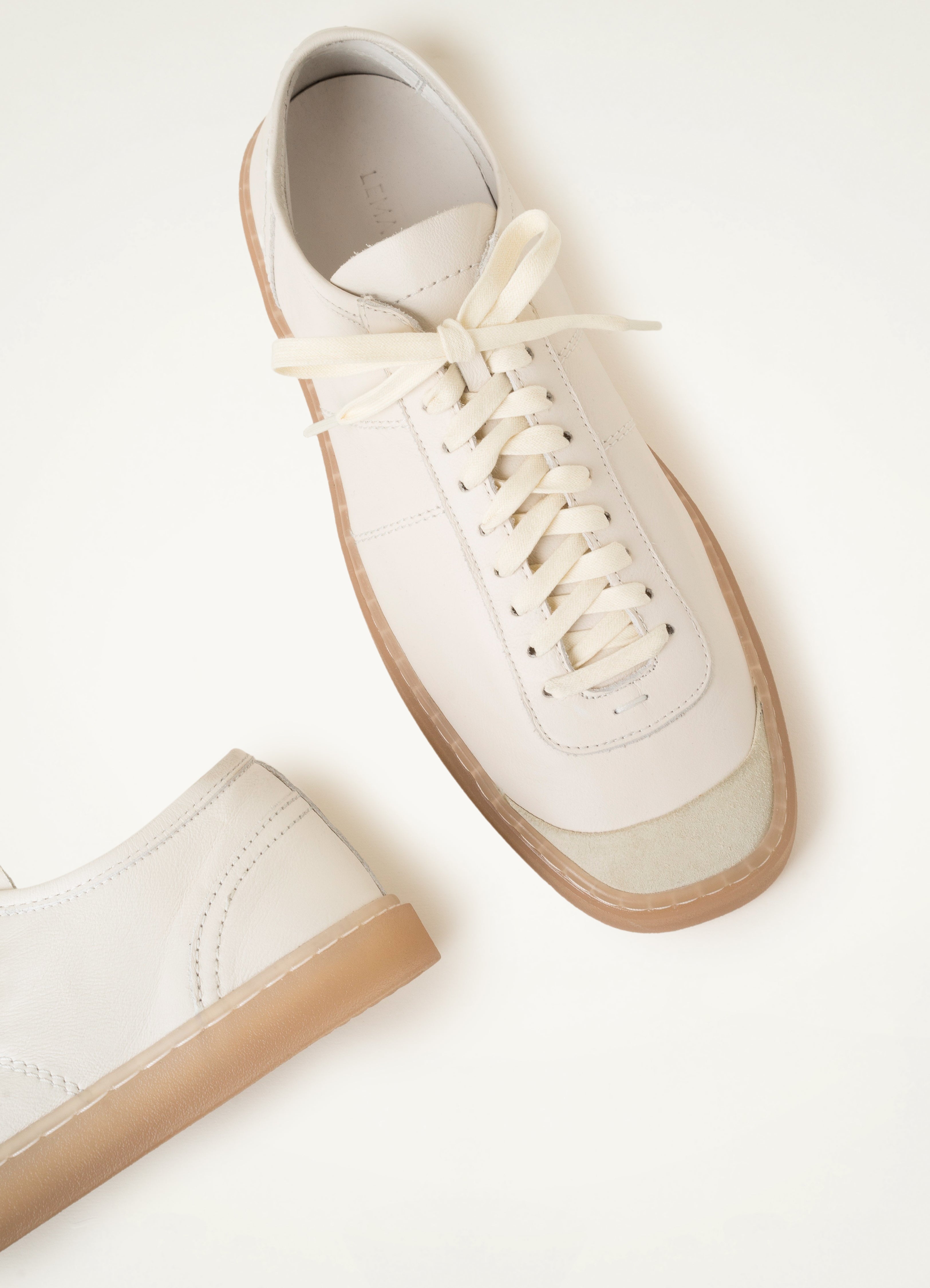 LINOLEUM LACED UP TRAINERS - 2