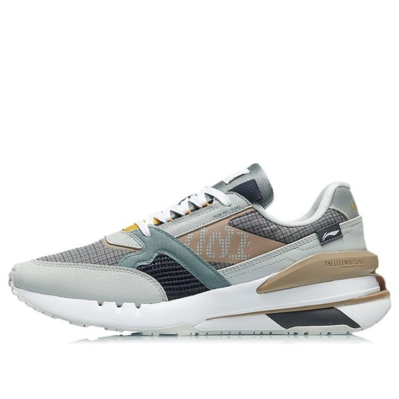 Li-Ning 001 Classic 'Grey Blue Brown' AGCR183-4 - 1