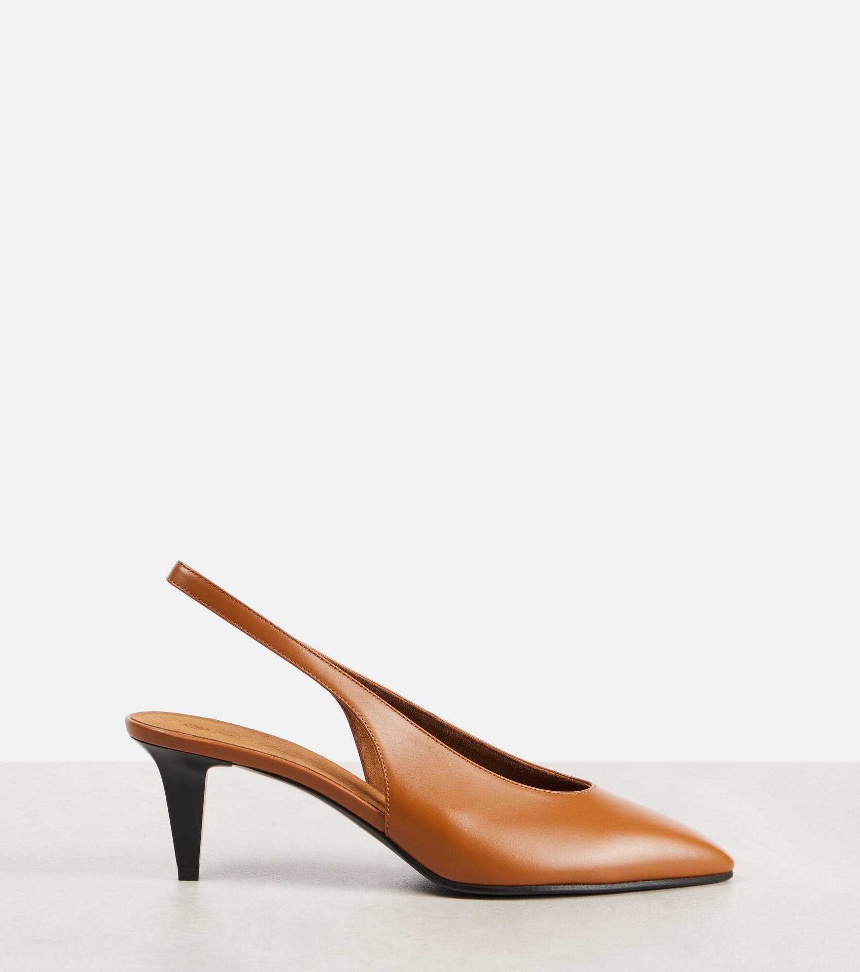 Rebecca leather slingback pumps - 4