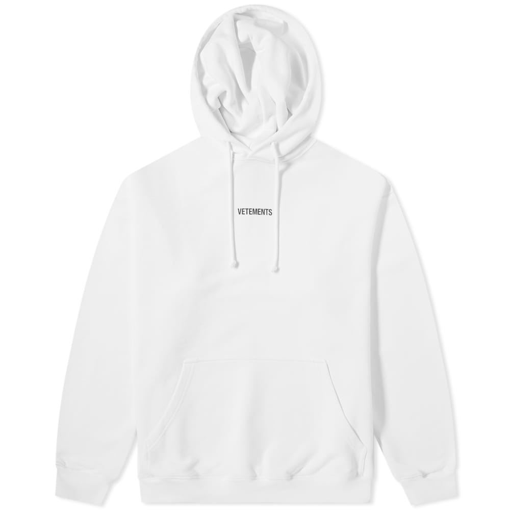 VETEMENTS Oversize Logo Patch Hoody - 1