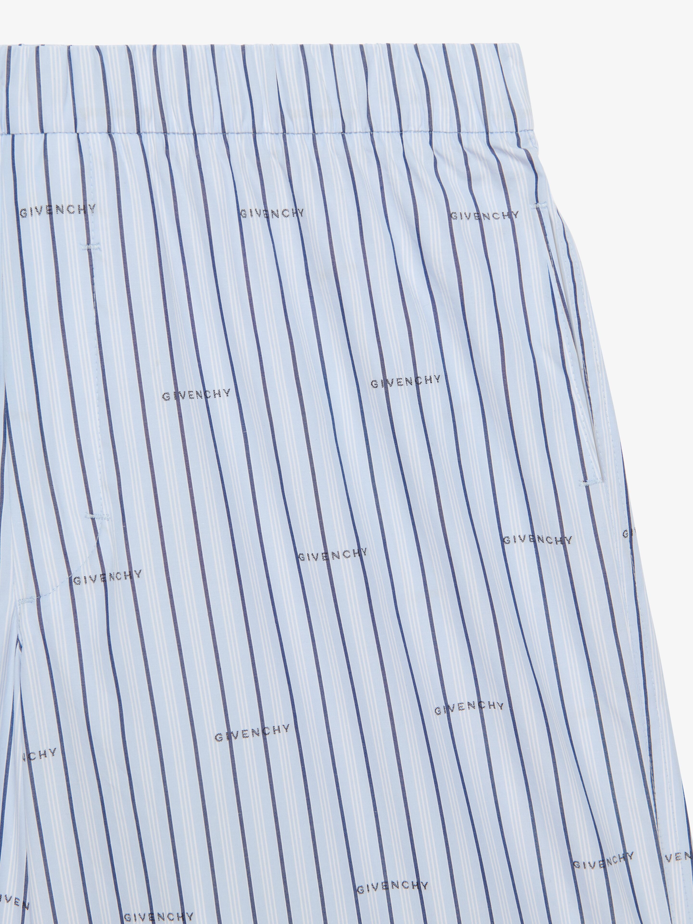GIVENCHY BERMUDA SHORTS IN POPLIN WITH STRIPES - 5