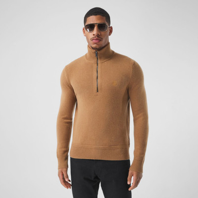 Burberry Monogram Motif Cashmere Funnel Neck Sweater outlook