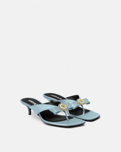 VERSACE Gianni Ribbon Satin Mules 45 mm outlook