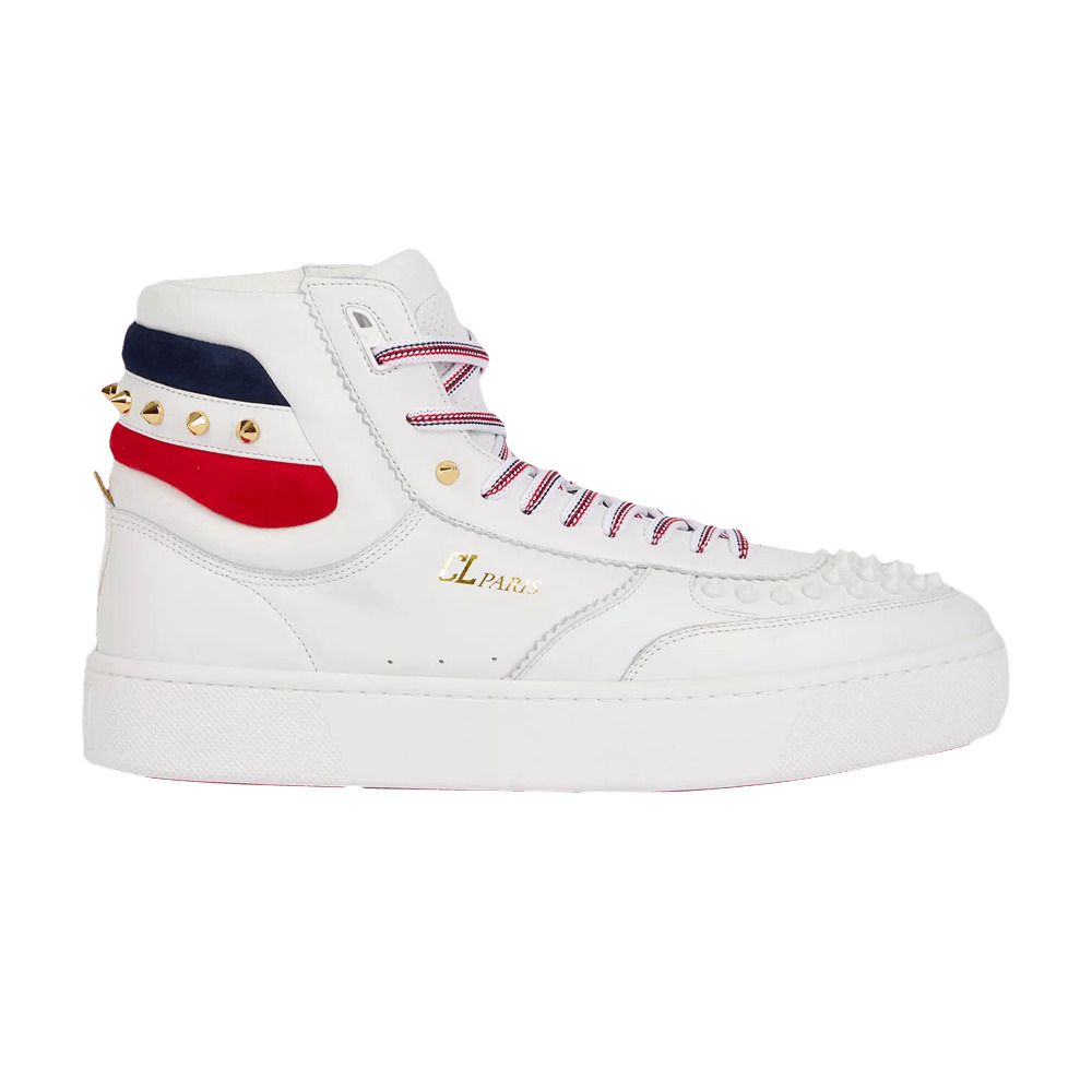 Christian Louboutin Top Rui Spikes 'Version White' - 1