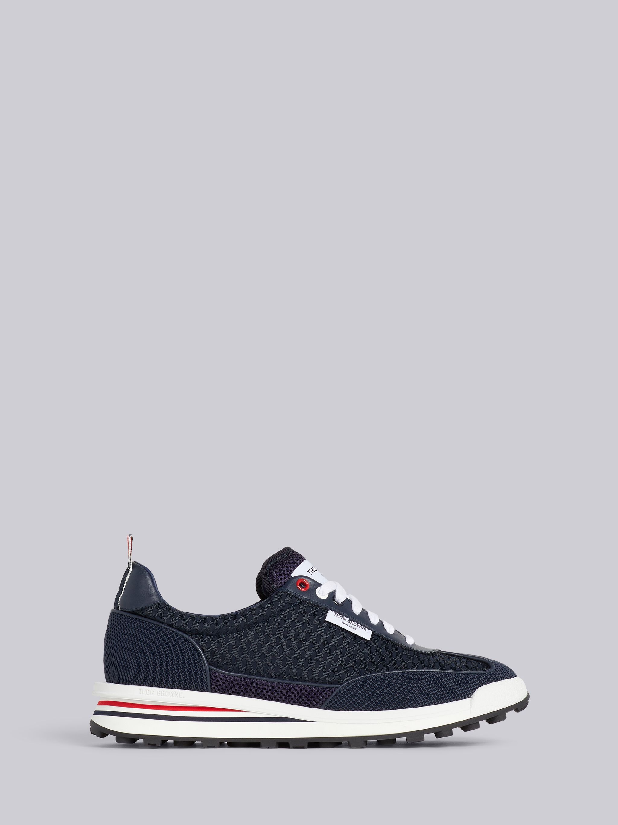 Navy Heavy Athletic Mesh Tech Runner - 1