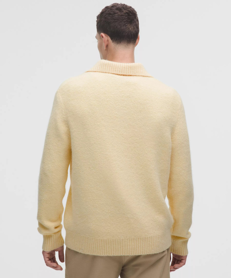 Wool-Blend Ribbed Polo Shirt 3
