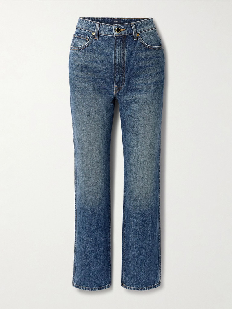 Abigail high-rise straight-leg jeans Light denim 1