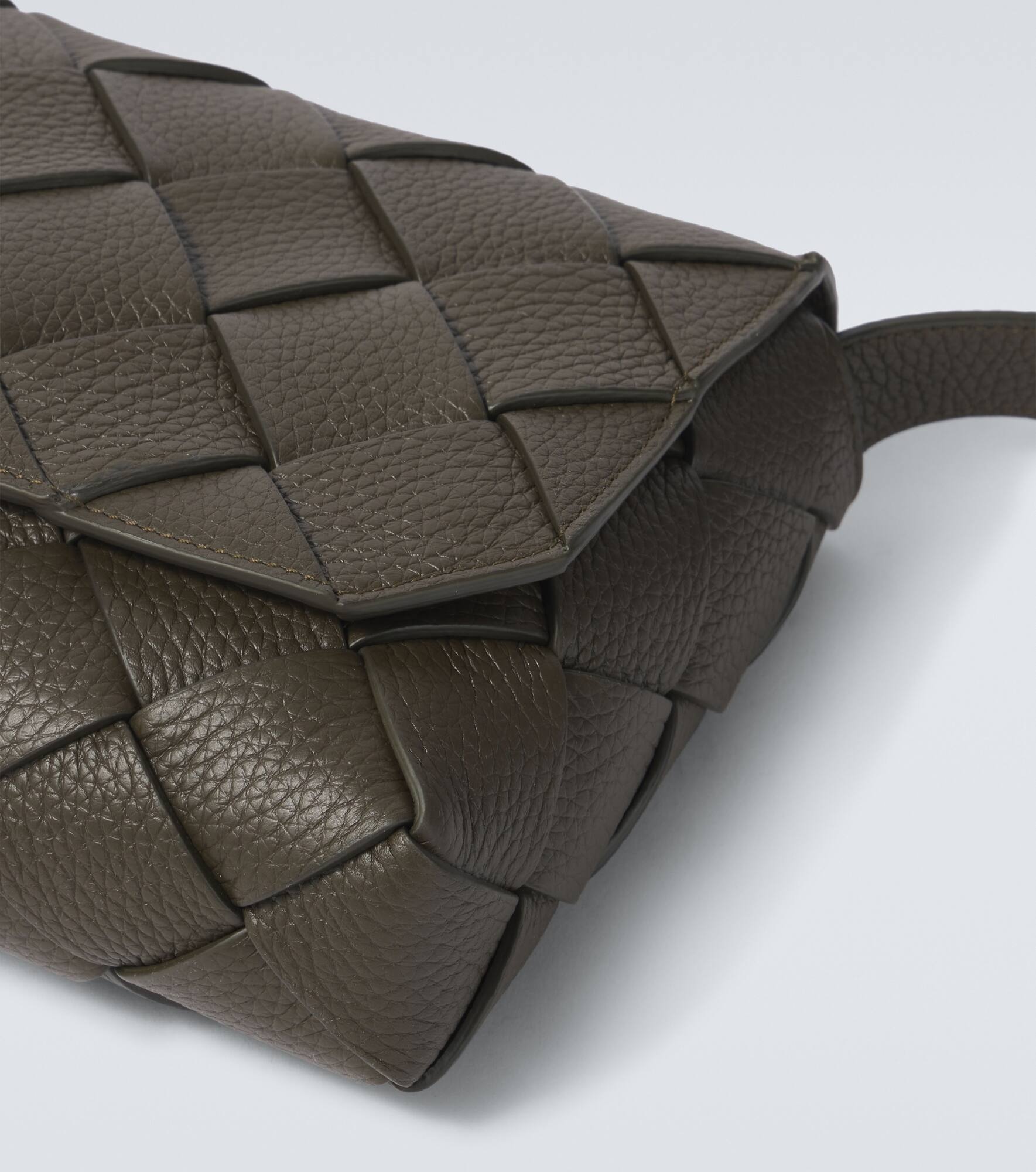 Bottega Veneta Diago Intreccio leather crossbody bag
