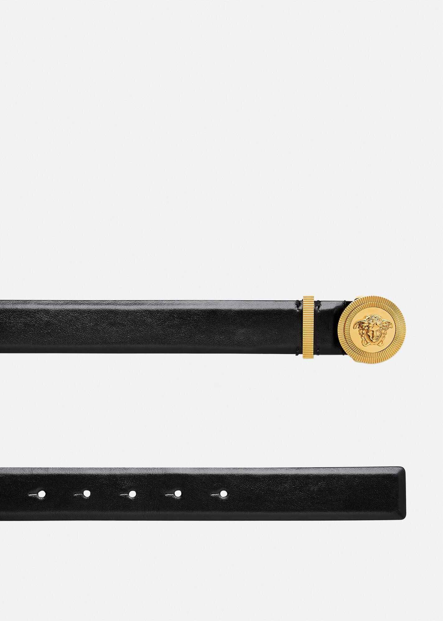Medusa Biggie Leather Belt 3 cm - 2