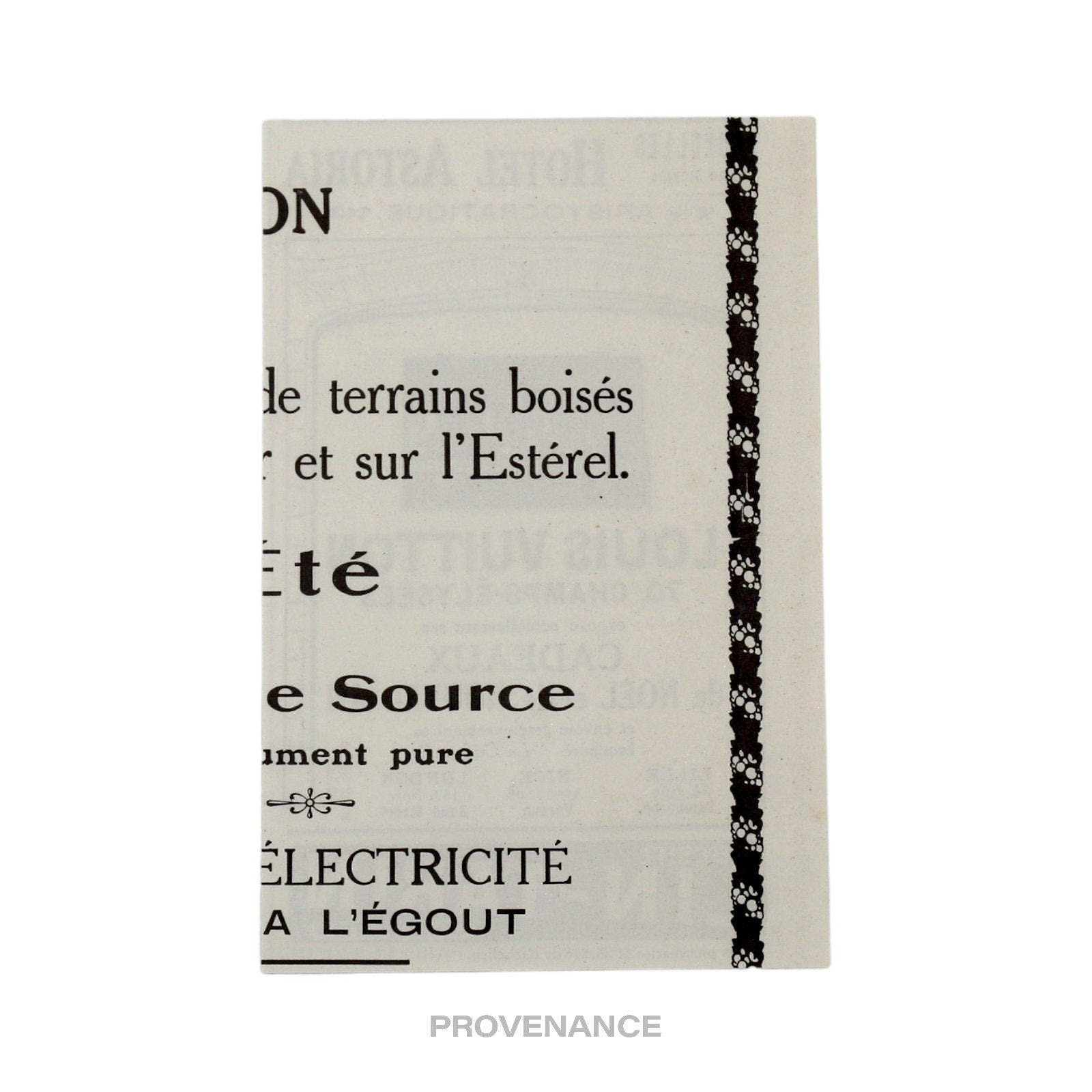 Louis Vuitton Antique Vintage Newsprint Ad - HOTEL ASTORIA - 4
