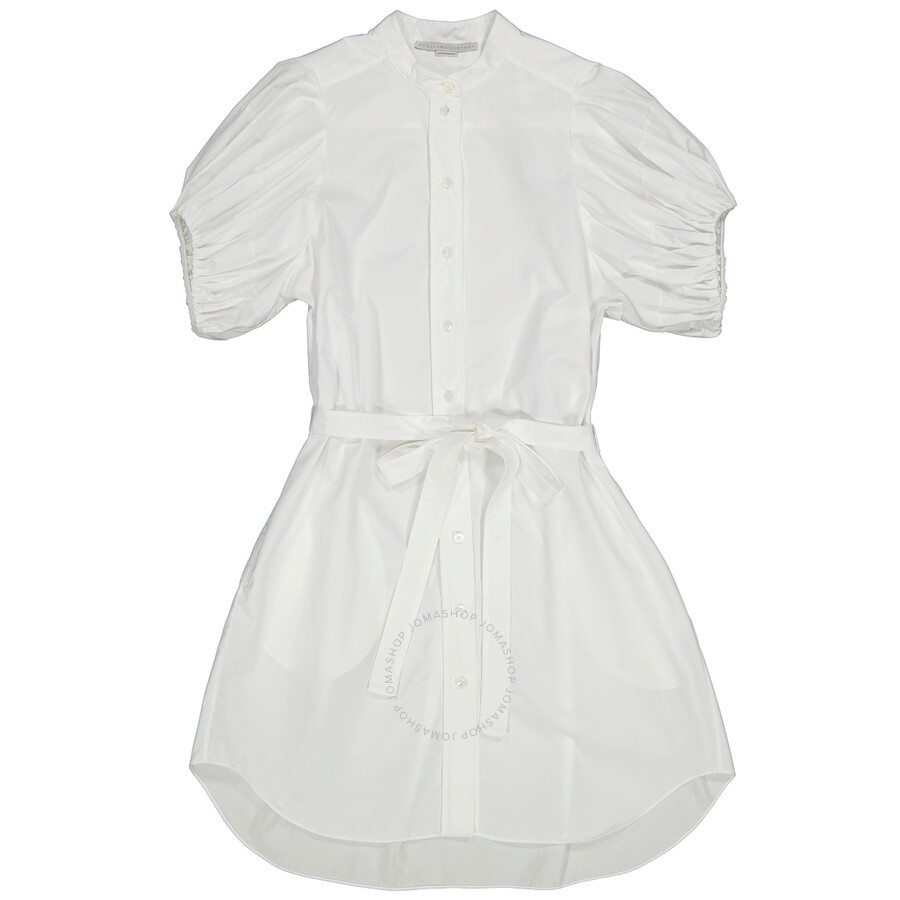 Stella McCartney White Organic Cotton-poplin Anastasia Shirt Dress - 3