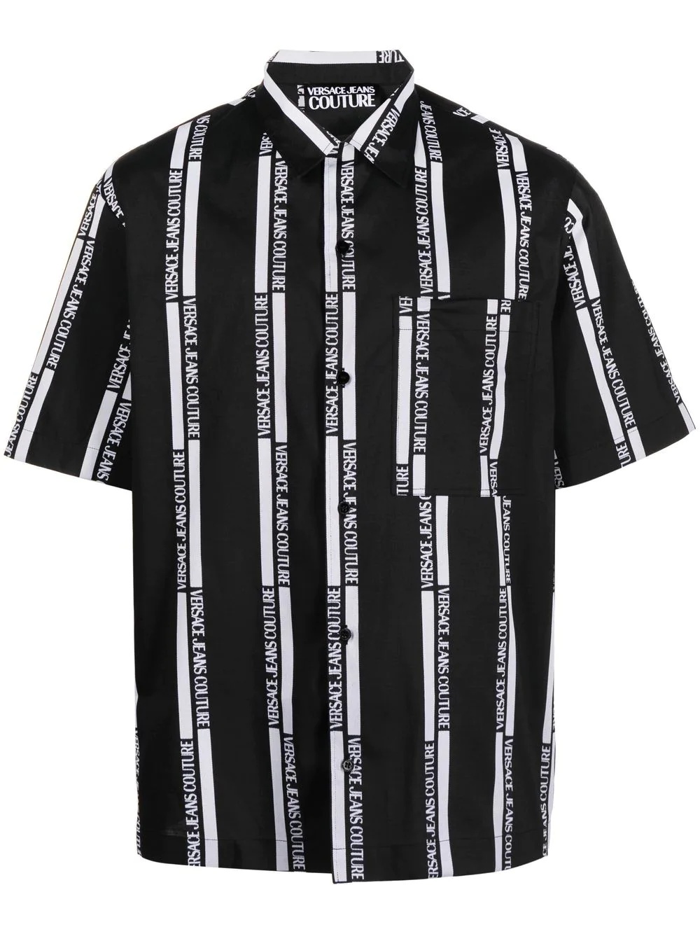 logo-print short-sleeved shirt - 1