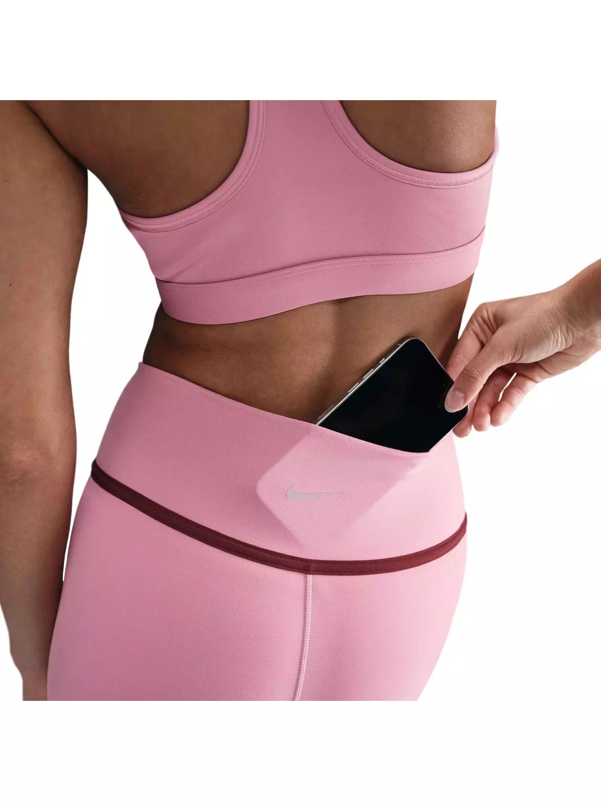 Women's One High-Waisted 7/8 Leggings-Pink - 4