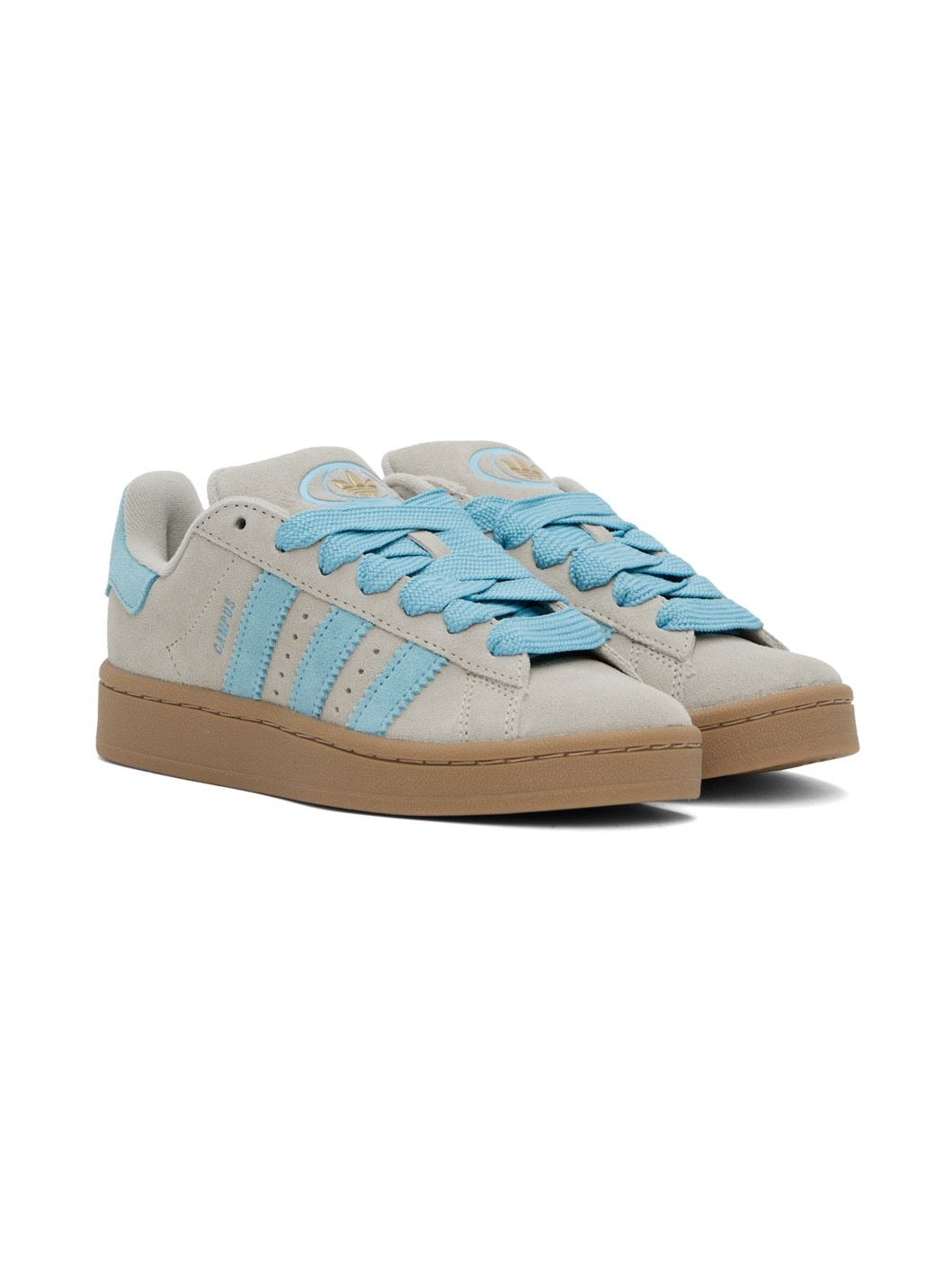 Gray & Blue Campus 00s Sneakers - 4